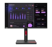 Lenovo T24i-30 Computer Monitors - 23.8 Inches - Black