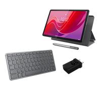 Lenovo Tab M11 11 4GB 128GB + Pen, Folio, Adaptor & Keyboard MediaTek Helio G88 Processor 2.00 GHz , Android 14 or Later, 128 GB eMMC - BTBUNDLEUK17
