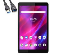 Lenovo Tab M8 (3rd Gen) 8" Tablet, WiFi, 32GB Storage, 3GB LPDDR4x Memory, 8" IPS 350nits Glossy Touchscreen Display, Octa-Core MediaTek P22T Processor, Android 11, Iron Grey, BROAG Extension Cable
