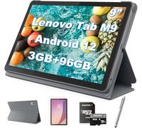 Lenovo Tab M9 Android 12 Tablet, 9" HD IPS Display, 3GB RAM, 96GB(32GB Storage+64GB MSD Card), Octa-core MTK Helio G80, Wi-Fi, Bluetooth, 720p HD Camera, Dolby Atmos, w/Folio Case+Film+Stylus Pen