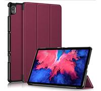 Lenovo Tab P11 11" 2020 Flip Cover, Heavy Duty PU Leather Ultra Slim Case with Wake Up/Sleep Shell Multi-Angle Viewing Stand Bumper for Lenovo Tab P11 11 inch 2020 TB-J606F Tablet PC (wine)
