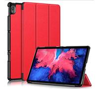 Lenovo Tab P11 11" 2020 Flip Cover, Heavy Duty PU Leather Ultra Slim Case with Wake Up/Sleep Shell Multi-Angle Viewing Stand Bumper for Lenovo Tab P11 11 inch 2020 TB-J606F Tablet PC (red)