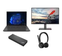 Lenovo The Innovator Kit: ThinkPad P Series + monitor 27+ docking station + headset 13th Generation Intel Core i7-1370P vPro Processor E-cores up to 3.90 GHz P-cores up to 5.20 GHz, No Operating Syste