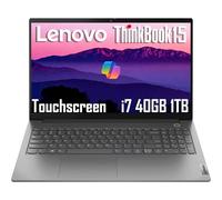 Lenovo ThinkBook 15 Gen 4 Business Laptop (15.6" IPS FHD Touchscreen, Intel 10-Core i7-1255U, 40GB RAM, 1TB SSD), Backlit, Fingerprint, FHD Webcam, Narrow Bezel, Thunderbolt 4, Win 11 Pro, Grey