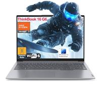 Lenovo ThinkBook 16 G6 16" FHD+ Laptop Computer, AMD 8-Core Ryzen 7 7730U (Beat i7-1360P), 16GB DDR4 RAM, 512GB PCIe SSD, WiFi 6, Bluetooth 5.3, Type-C 3.2, Fingerprint Reader, Windows 11 Pro, AZ-XUT