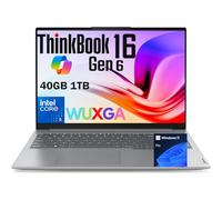 Lenovo ThinkBook 16 G6 IRL 16" WUXGA FHD+ Business Laptop Computer, 13th Gen Intel 8-Core i5-13420H (Beat i7-1355U), 16GB DDR5 RAM, 512GB PCIe SSD, HDMI, SD Card Reader, RJ-45, Wi-Fi 6, Windows 11 Pro