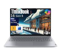 Lenovo ThinkBook 16 Gen 8 16" Business Laptop Computer, Intel 16-Core Ultra 7 255H (Beat i7-13900H), 32GB DDR5 RAM, 1TB PCIe SSD, FHD Copilot Key AI PC, WiFi 6E, Fingerprint Reader, Windows 11 Pro
