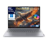 Lenovo ThinkBook 16 Gen 8 Business Laptop Computer, Intel 16-Core Ultra 7 255H (Beat i9-13900H), 32GB DDR5, 1TB PCIe SSD, 16" FHD+ Copilot AI PC, WiFi 6E, BT 5.3, Fingerprint Reader, Windows 11 Pro