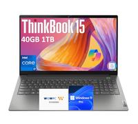 Lenovo ThinkBook Business Laptop, Intel i7-1255U 10-Core Processor, 15.6" FHD Display, 40GB RAM, 2TB SSD, Fingerprint Reader, SD Card Reader, Ethernet Port RJ-45, Windows 11 Pro, WOWPC USB