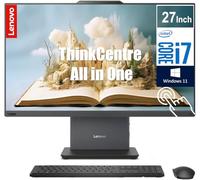 Lenovo ThinkCentre 27 Inch All-in-One Touchscreen Desktop Computer | 13th Gen Intel Core i7 (10-Core, up to 4.90GHz) | 32GB RAM, 1TB SSD | HDMI & RJ-45 | Wi-Fi 6 | Win 11 Pro | 100Hz Refresh Rate