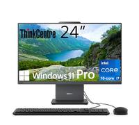 Lenovo ThinkCentre All-in-One Desktop Computer, 24" FHD IPS Display, 10-core Intel Core i7-13620H Processor, 64GB DDR5, 1TB SSD, Wi-Fi 6, USB-C, HDMI in&Out, Wired KB&Mouse, Windows 11 Pro