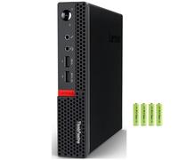 Lenovo ThinkCentre M625 Mini Desktop Computer PC [Windows 11 Pro], 2-core AMD A4-9120C(up to 2.4 GHz), 8GB RAM, 256GB PCIe SSD, AMD Radeon R4 Graphics, 2x Display Ports, 6x USB Ports, RJ-45, w/Battery