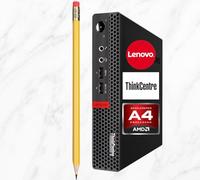 Lenovo ThinkCentre M625q Ultra-Compact Mini PC | AMD A4-9120e, Dual-Core Processor | 32GB DDR4 RAM, 1TB SSD | Windows 11 | Gigabit Ethernet (RJ-45) | Dual DP Outputs | AMD Radeon R3 Graphics