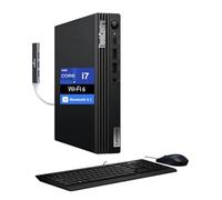 Lenovo ThinkCentre M70q Business Desktop (Intel i7-14700T, 32GB DDR5, 4TB PCIe SSD, Intel UHD 770, 135W PSU, WiFi 6, Bluetooth 5.2, RJ-45, 1 Display Port, HDMI, Win 11 Pro) w/DKZ USB Port Expander
