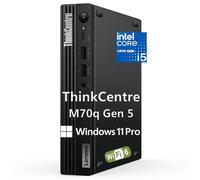 Lenovo ThinkCentre M70q Gen 4 MFF 1L Tiny PC Business Mini Desktop Computer, 32GB DDR5 RAM, 1TB PCIe SSD, 13th Gen Intel 16-Core i7-13700T, WiFi 6, RJ45, HDMI, DisplayPort, Windows 11 Pro, Befec-Toy