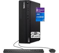 Lenovo ThinkCentre M70s Gen 5 SFF Intel i7-14700, 64GB DDR5 RAM, 2TB SSD, Wi-FI 6E + BT, RJ-45, HDMI, DP, Wired KB & Mouse, Windows 11 Pro, Business Desktop - Black w/OEM USB Drive
