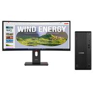 Lenovo ThinkCentre M70t G6 U5 16 + ThinkVision T34WD-40 34 UWQHD Docking Intel Core Ultra 5 225 Processor E-cores up to 4.40 GHz P-cores up to 4.90 GHz, Windows 11 Pro 64, 512 GB SSD TLC Opal - M70TBU