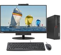 Lenovo ThinkCentre M720s SFF PC Bundle with Intel Core i5-8400 6-Core CPU, 16GB DDR4 RAM, 500GB NVMe SSD, Windows 11, 24 GEN3 Monitor, Keyboard