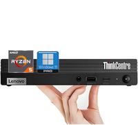 Lenovo ThinkCentre M75q Business Mini Desktop Computer, AMD Ryzen 5 Pro (Up to 4.40GHz), 64GB RAM, 1TB PCIe SSD, Ultra-Quiet Design, 2-Monitor Support 4K, WiFi 6, Keyboard & Mouse, Windows 11 Pro