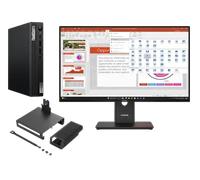 Lenovo ThinkCentre M75q G5 A5 16 512 + ThinkVision T27-40 27 FHD AMD Ryzen 5 PRO 8600GE Processor 3.90 GHz up to 5.00 GHz, Windows 11 Pro 64, 512 GB SSD TLC Opal - M75QBUNDLE2UKA