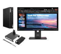 Lenovo ThinkCentre M75q G5 A5 16 512 + ThinkVision T27QD-40 27 QHD Docking AMD Ryzen 5 PRO 8600GE Processor 3.90 GHz up to 5.00 GHz, Windows 11 Pro 64, 512 GB SSD TLC Opal - M75QBUNDLE2UKB