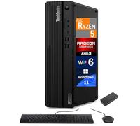 Lenovo ThinkCentre M75s Business Desktop (AMD Ryzen 5 Pro 5650G, 64GB DDR4, 256GB PCIe SSD + 1TB HDD, AMD Radeon, DVD-R/W, 260W PSU, WiFi 6, Bluetooth 5.1, RJ-45, Win 11 Pro) w/USB-C Dock