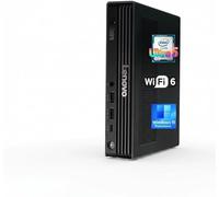 Lenovo ThinkCentre M90q Gen 6 Tiny Desktop Computer • AI PC • 14-core Intel Ultra 5 235T • 64GB DDR5 • 4TB SSD • Office 365 for The Web • 4-Monitor Ports • Wi-Fi 6 • Wired KB&Mouse • Windows 11 Pro