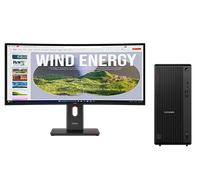 Lenovo ThinkCentre M90t G6 U5 16 512 + ThinkVision T34WD-40 34 UWQHD Docking Intel Core Ultra 5 225 Processor E-cores up to 4.40 GHz P-cores up to 4.90 GHz, Windows 11 Pro 64, 512 GB SSD TLC Opal - M9
