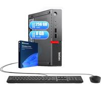 Lenovo ThinkCentre M910Q Tiny PC Desktop Computer, Intel Core i5-6500, 8GB RAM, 256GB SSD, Bluetooth, QWERTY Keyboard, Mouse, USB WiFi, Windows 11 Pro (Refurbished)