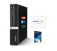 Lenovo ThinkCentre Micro Desktop, 16GB DDR4 RAM, 512GB SSD Drive, AMD Processor & Graphics, Dual-Display Support, Wi-Fi, Bluetooth, USB, RJ-45, Windows 11 Pro, Business-Grade, Home-Friendly