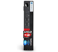 Lenovo ThinkCentre Micro Desktop, 8GB DDR4 RAM, 256GB SSD Drive, AMD Processor & Graphics, Dual-Display Support, Wi-Fi, Bluetooth, USB, RJ-45, Windows 11 Pro, Business-Grade, Home-Friendly