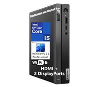 Lenovo ThinKCentre neo 50q Gen 4 Tiny 1L Business Mini Desktop Computer, 13th Gen Intel 8-Core i5-13420H (Beat i7-1355U), 16GB DDR4 RAM, 512GB PCIe SSD, 2 DisplayPorts, WiFi 6, Win 11 Pro, Vent-Hear
