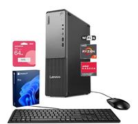 Lenovo ThinkCentre Neo 55s SFF Business AI Desktop, AMD Ryzen 7 250 (up to 5.10 GHz), 32GB DDR5, 1TB SSD, Wi-Fi 7, DP, Support 2-Monitor 4K, Wired KB & Mouse, Win 11 Pro, Flash Drive Bundle