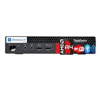 Lenovo ThinkCentre Small Desktop, AMD CPU, 16GB RAM, 512GB SSD, Dual-Display Support, Wi-Fi, Bluetooth, Multiple USB Ports, Ethernet Port, Windows 11 Pro, Compact Design, Business-Grade, Home-Friendly