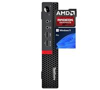 Lenovo ThinkCentre Tiny Business Desktop Mini PC, AMD Dual-Core Processor, AMD Radeon R4 Graphics, 16GB RAM, 1TB SSD, 2X Display Port, USB 3.1 Gen 1, RJ-45, Wi-Fi, Bluetooth, Windows 11 Pro