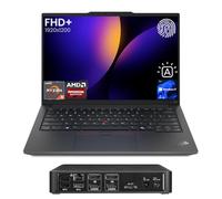 Lenovo ThinkPad E14 Gen 6 Business Laptop, 14" FHD+ Display, AMD Ryzen 5 7535U, 32GB DDR5 RAM, 1TB SSD, Fingerprint, Backlit, Wi-Fi 6, Windows 11 Pro, Bundle with Targus USB-C 100W Docking Station