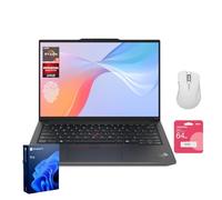 Lenovo ThinkPad E14 Gen 6 Laptop | 14" WUXGA | AMD Ryzen 5 7535U | 32GB DDR5 RAM | 2TB SSD | Fingerprint | Backlit | Wi-Fi 6 | Windows 11 Pro | Bundle with Ergonomic Mouse and ADATA USB Flash Drive