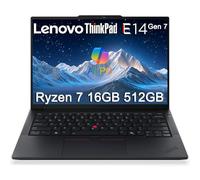 Lenovo ThinkPad E14 Gen 7 Business AI PC Laptop (14" FHD+, AMD Ryzen 7 250 (> Intel Ultra 7 155U), 16GB DDR5 RAM, 512GB SSD), Backlit KB, Fingerprint, 5MP Webcam, Ethernet, Wi-Fi, Win 11 Pro, 2026
