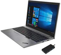 Lenovo ThinkPad E15 Home and Business Laptop (Intel i7-10510U 4-Core, 16GB RAM, 512GB PCIe SSD, Intel UHD Graphics, 15.6" Full HD (1920x1080), Fingerprint, WiFi, Bluetooth, Win 10 Pro) with USB Hub