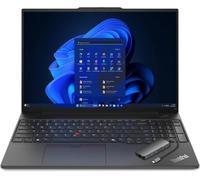 Lenovo ThinkPad E16 16 Ryzen 7 7735HS 16GB DDR5 512GB SSD Type-C Hub Laptop | 16" Office 365 FHD+ Display, WiFi 6, Windows 11 Pro, 8-Core Performance, Clear Video Calls, Smooth Multitasking