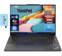 Lenovo ThinkPad E16 Business Laptop 16.0" WUXGA Display (AMD Ryzen 7 7735U, 64GB DDR5, 1TB PCIe SSD, AMD Radeon 660M, Backlit KB, Fingerprint, Thunderbolt 4, Win 11 Pro) w/DKZ HUB