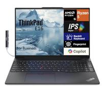 Lenovo ThinkPad E16 Business Laptop 16" WUXGA IPS Display 300nit (AMD Ryzen 5 7535U 6-Core, 32GB RAM, 1TB PCIe SSD, AMD Radeon, KYB Backlit, FP, WiFi 6, Win11Pro) with Dockztorm Hub