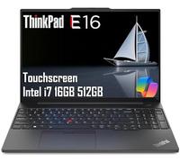 Lenovo ThinkPad E16 Business Laptop (16" FHD+ Touchscreen, Intel 13th Gen 10-Core i7-1355U, 16GB RAM, 512GB SSD) Backlit, Fingerprint, FHD Webcam, Ethernet, Thunderbolt 4, Win 11 Pro w/ AI Copilot