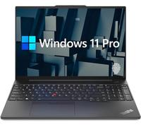 Lenovo ThinkPad E16 Business Laptop, 16" WUXGA Display, AMD Ryzen 7 7730U (Beat Intel 13th i5-1335U), 40GB RAM, 2TB PCIe SSD, Webcam, HDMI, RJ-45, Fingerprint Reader, Wi-Fi 6, Windows 11 Pro, Black