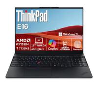 Lenovo ThinkPad E16 Gen 3 Business Laptop Computer, Intel Ultra 7 255H (2026 Edition), 16GB DDR5 & 512GB SSD, Long Battery Life, AI-Ready, Fingerprint Reader, Windows 11 Pro, Multiple I/O Ports