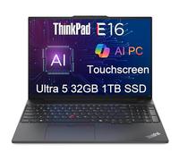 Lenovo ThinkPad E16 Gen 2 Business AI PC Laptop (16" FHD+ Touchscreen, Intel 12-Core Ultra 5 125U, 32GB DDR5 RAM, 1TB SSD) Backlit KB, Fingerprint Reader, Webcam, Wi-Fi 6E, Ethernet, Win 11 Pro, 2025