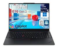 Lenovo ThinkPad E16 Gen 3 16" FHD+ Business Laptop Computer, Intel 14-Core Ultra 5 225H, 64GB DDR5, 1TB SSD, WiFi 6E, Bluetooth 5.3, Backlit Keyboard, Fingerprint Reader, Windows 11 Pro, no Mouse