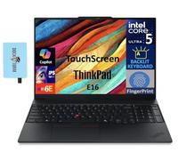 Lenovo ThinkPad E16 Gen 3 Business Laptop 16.0" Touchscreen WUXGA IPS 300 nits (Intel Ultra 5-225U 6-Core 2.00GHz, 16GB DDR5, 4TB PCIe SSD, Backlit KB, FP, Win11Pro) w/DKZ USB Port Expander