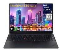 Lenovo ThinkPad E16 Gen 3 Business Laptop Computer, Intel 16-Core Ultra 7 255H (Beat i9-13900H), 64GB DDR5 RAM, 2TB PCIe SSD, 16" FHD+, WiFi 6E, Backlit Keyboard, Fingerprint Reader, Windows 11 Pro