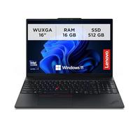 Lenovo ThinkPad E16 Gen 3 Business Laptop with 16" Display, Intel Core Ultra 7 Processors, 16GB RAM and 512GB SSD, Windows 11 Pro - Black